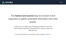 Tablet Screenshot of cenabo.com